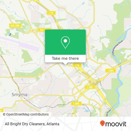 All Bright Dry Cleaners map