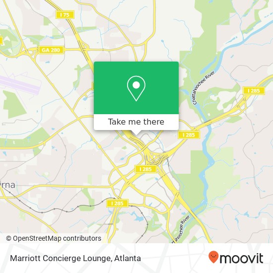 Marriott Concierge Lounge map
