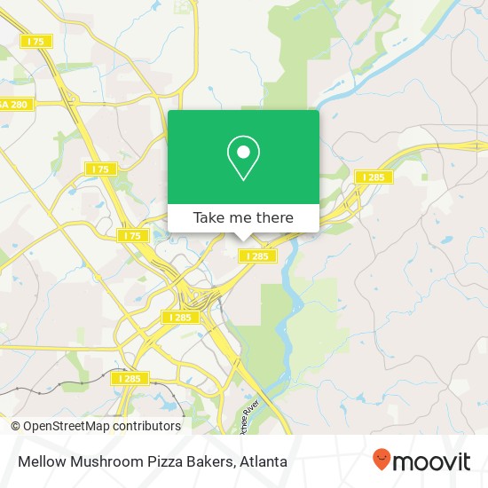 Mapa de Mellow Mushroom Pizza Bakers