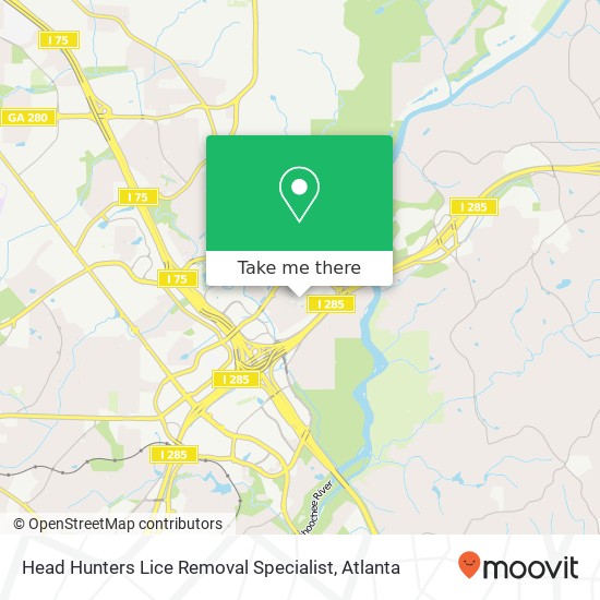 Mapa de Head Hunters Lice Removal Specialist