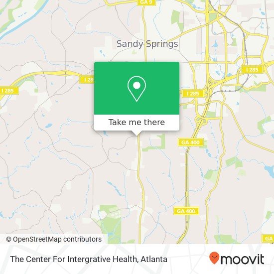 Mapa de The Center For Intergrative Health