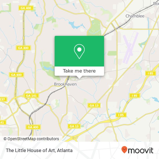 Mapa de The Little House of Art