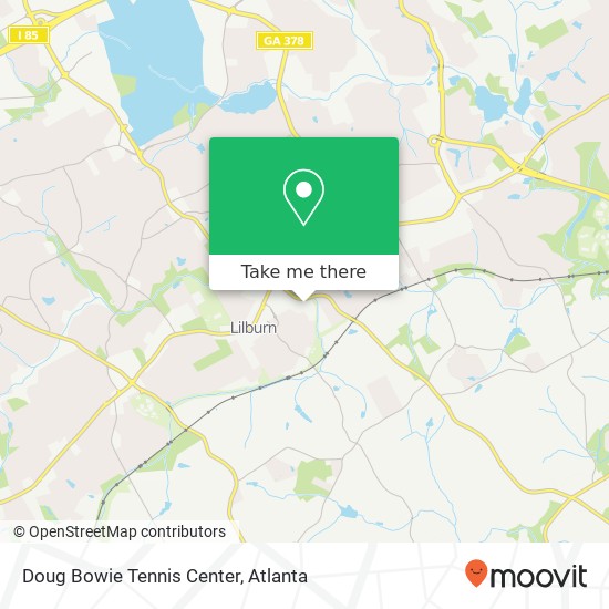 Doug Bowie Tennis Center map