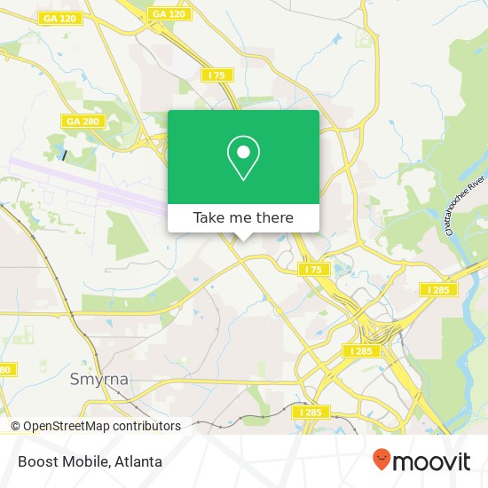 Boost Mobile map