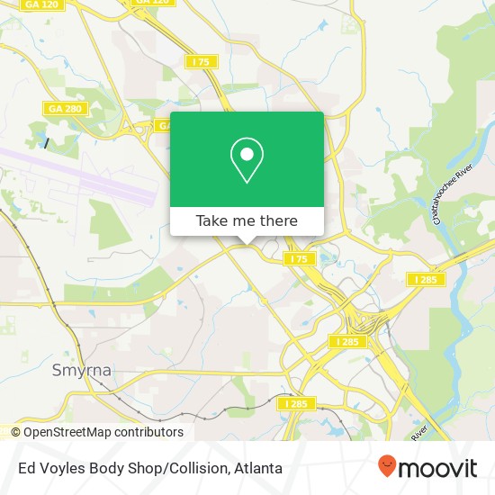 Mapa de Ed Voyles Body Shop/Collision