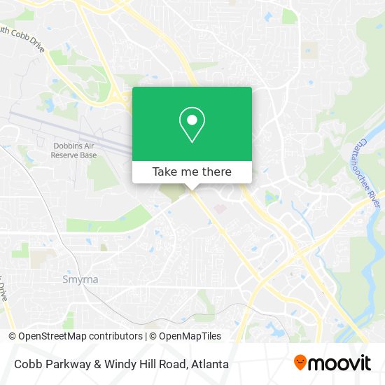 Mapa de Cobb Parkway & Windy Hill Road