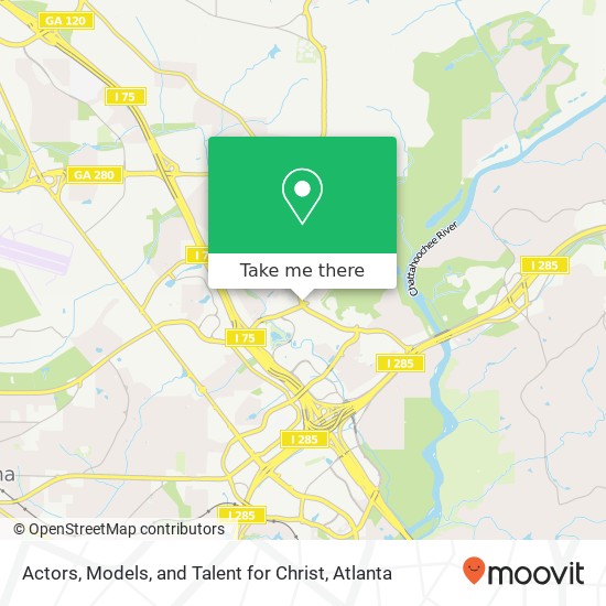 Mapa de Actors, Models, and Talent for Christ