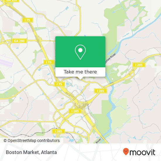 Boston Market map