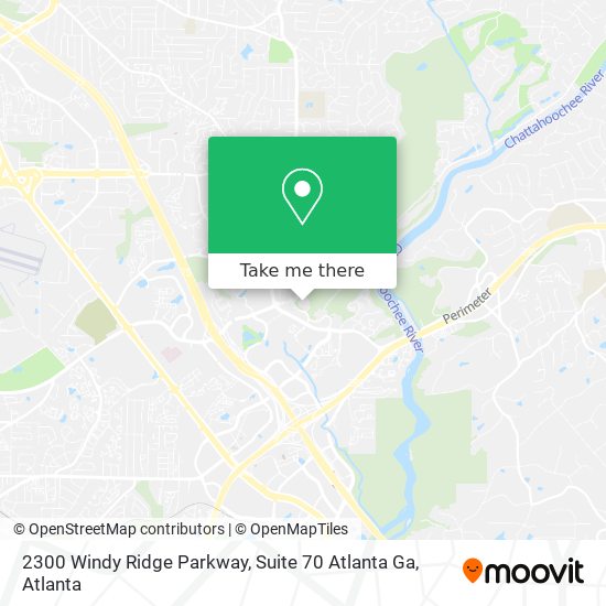 Mapa de 2300 Windy Ridge Parkway, Suite 70 Atlanta Ga