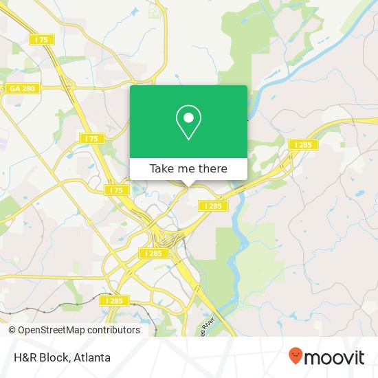 H&R Block map