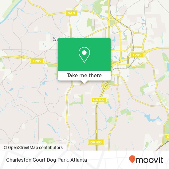 Mapa de Charleston Court Dog Park