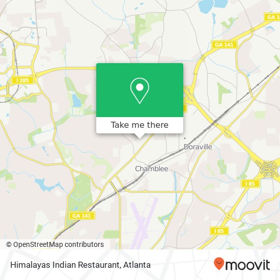 Himalayas Indian Restaurant map