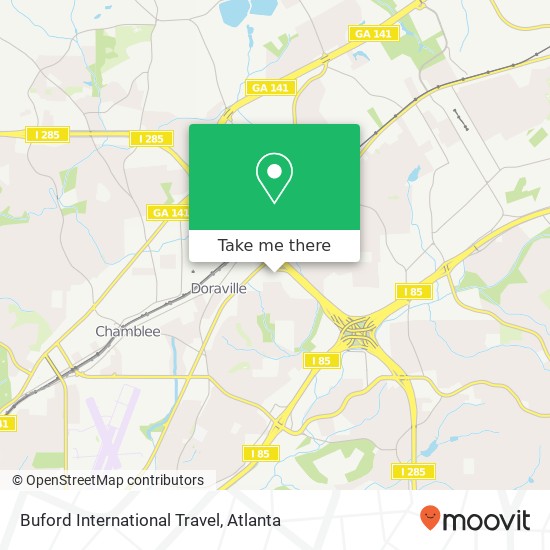 Mapa de Buford International Travel