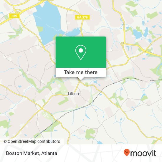 Boston Market map