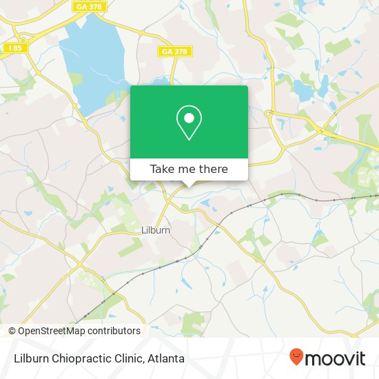 Lilburn Chiopractic Clinic map