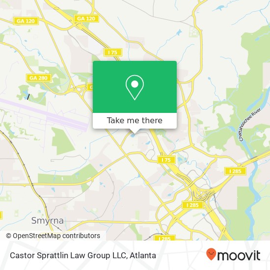 Mapa de Castor Sprattlin Law Group LLC