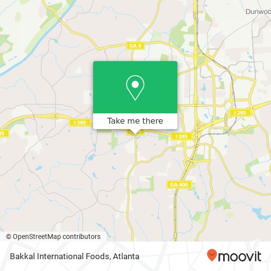 Mapa de Bakkal International Foods