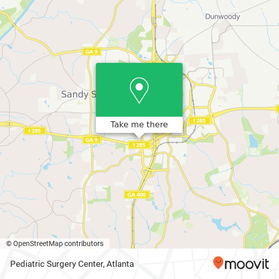 Mapa de Pediatric Surgery Center