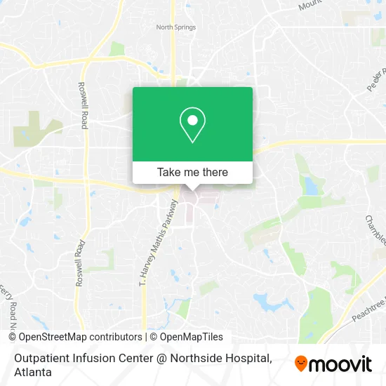 Mapa de Outpatient Infusion Center @ Northside Hospital