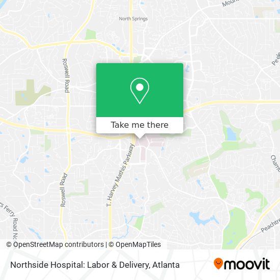 Mapa de Northside Hospital: Labor & Delivery