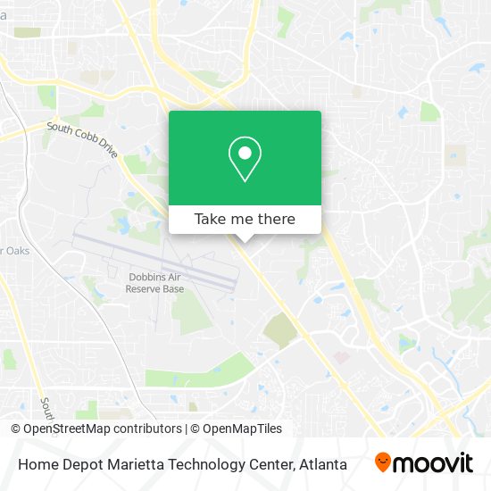Home Depot Marietta Technology Center map