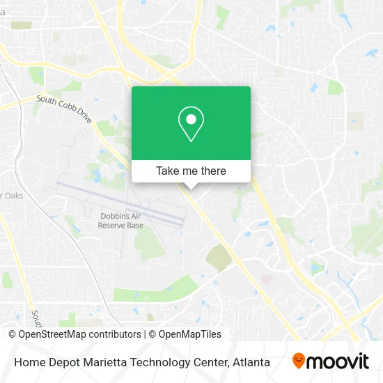 Mapa de Home Depot Marietta Technology Center