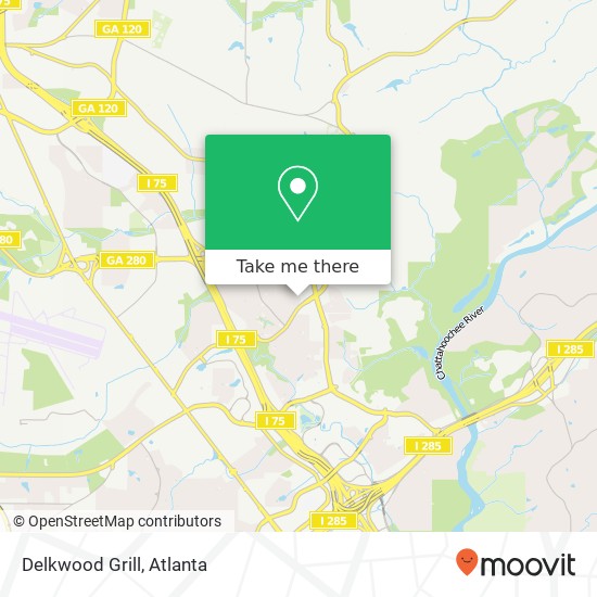 Mapa de Delkwood  Grill