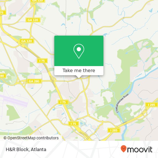 Mapa de H&R Block