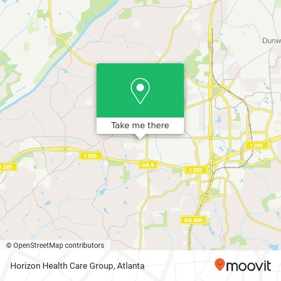 Mapa de Horizon Health Care Group