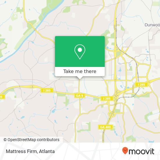 Mapa de Mattress Firm