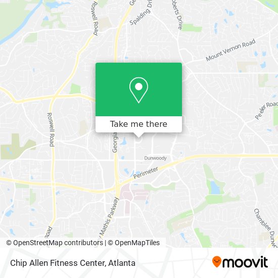 Chip Allen Fitness Center map