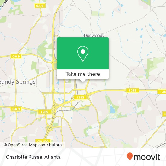 Charlotte Russe map