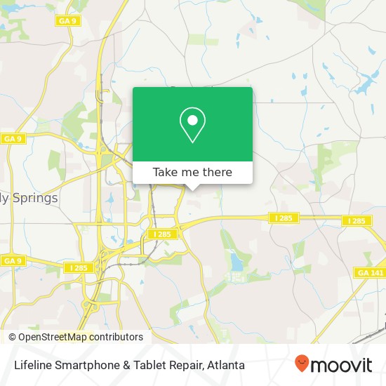 Mapa de Lifeline Smartphone & Tablet Repair