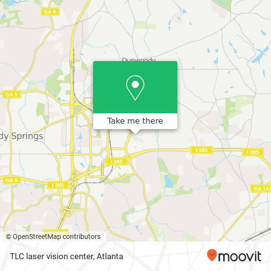 TLC laser vision center map