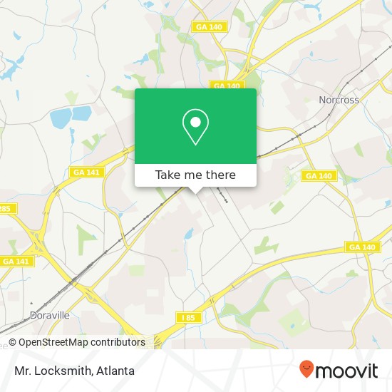 Mr. Locksmith map