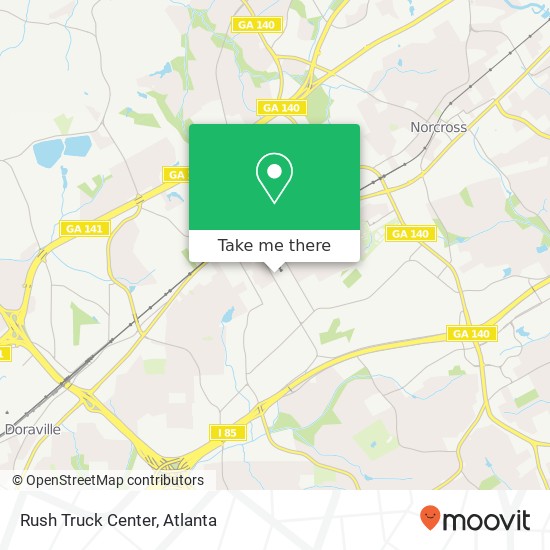 Rush Truck Center map