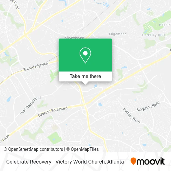 Celebrate Recovery - Victory World Church map
