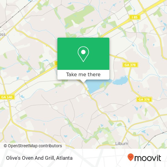 Mapa de Olive's Oven And Grill