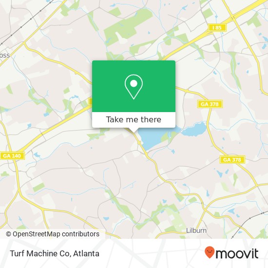 Mapa de Turf Machine Co