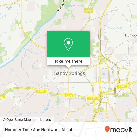 Mapa de Hammer Time Ace Hardware