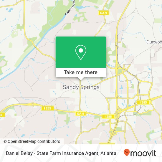 Mapa de Daniel Belay - State Farm Insurance Agent