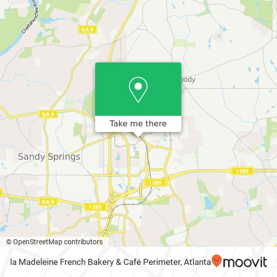 Mapa de la Madeleine French Bakery & Café Perimeter