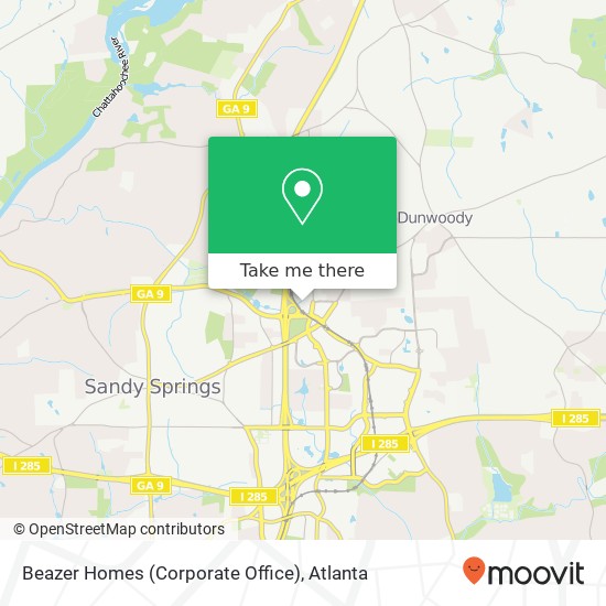 Mapa de Beazer Homes (Corporate Office)