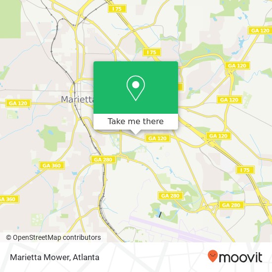 Marietta Mower map