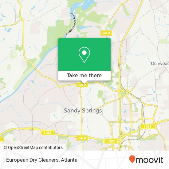 Mapa de European Dry Cleaners