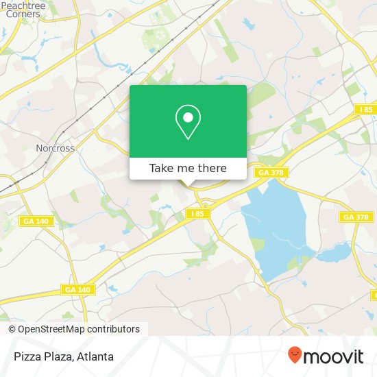 Pizza Plaza map