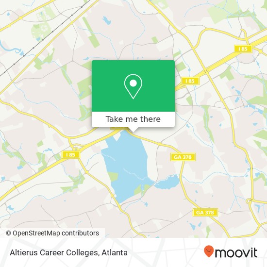 Mapa de Altierus Career Colleges