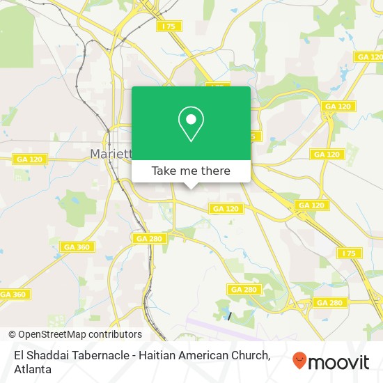 Mapa de El Shaddai Tabernacle - Haitian American Church