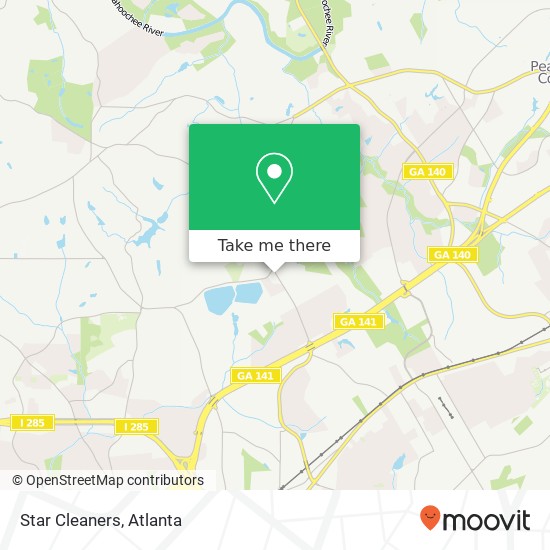 Mapa de Star Cleaners