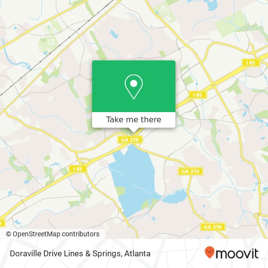 Doraville Drive Lines & Springs map